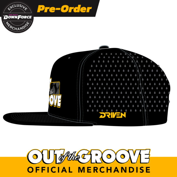 Out of the Groove x Driven Snapback Hat Side View