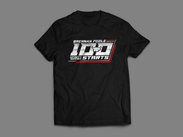 Brennan Poole 100th Start Commemorative T-Shirt
