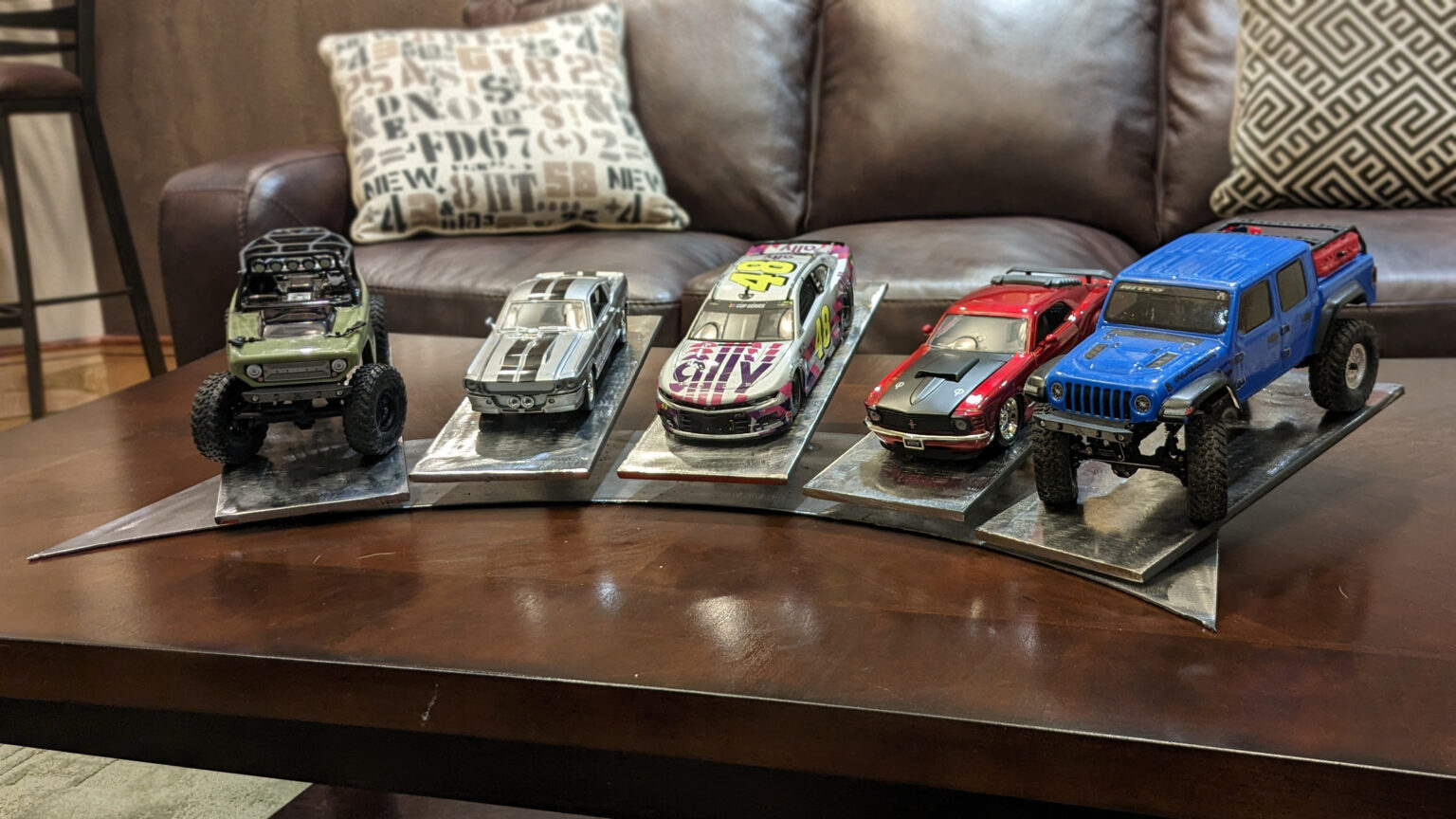 DIY HOW TO GUIDE Coffee Table DieCast Car Stand by Forney Industries