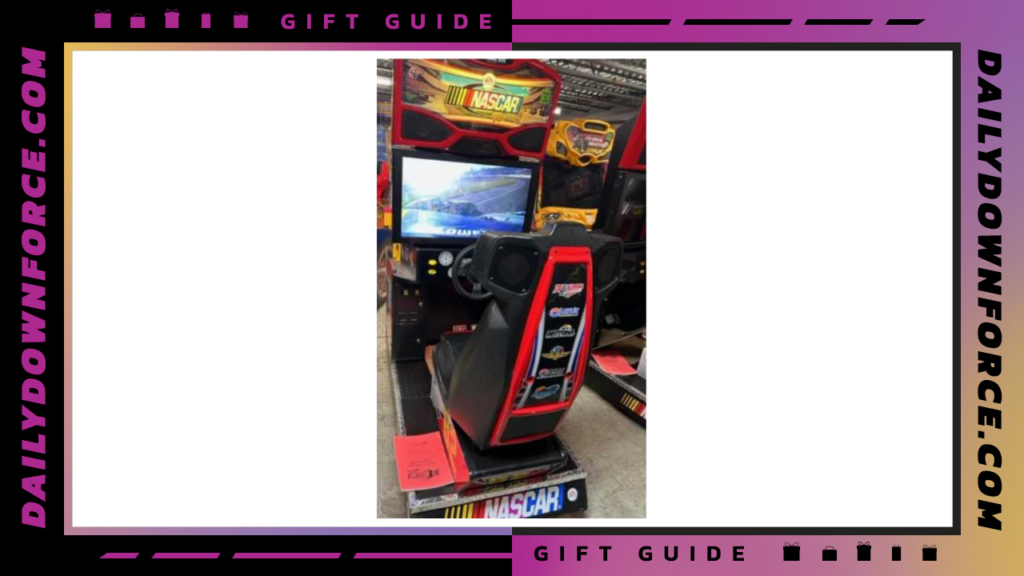 NASCAR TEAM RACING 32″ SIT-DOWN ARCADE MACHINE GAME – The Daily Downforce