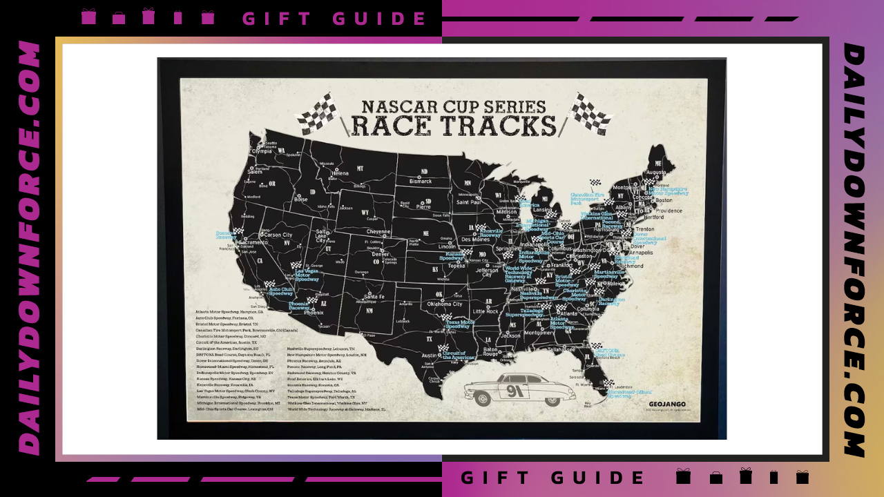 NASCAR Tracks Map The Daily Downforce