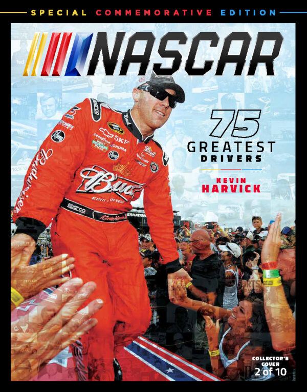 75 Greatest Drivers Magazine Cover Harvick