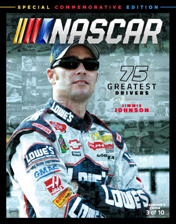 75 Greatest Drivers Magazine Cover Jimmie Johnson