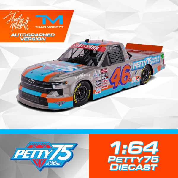 Petty 75 Collection: Autographed 1:64 Diecast