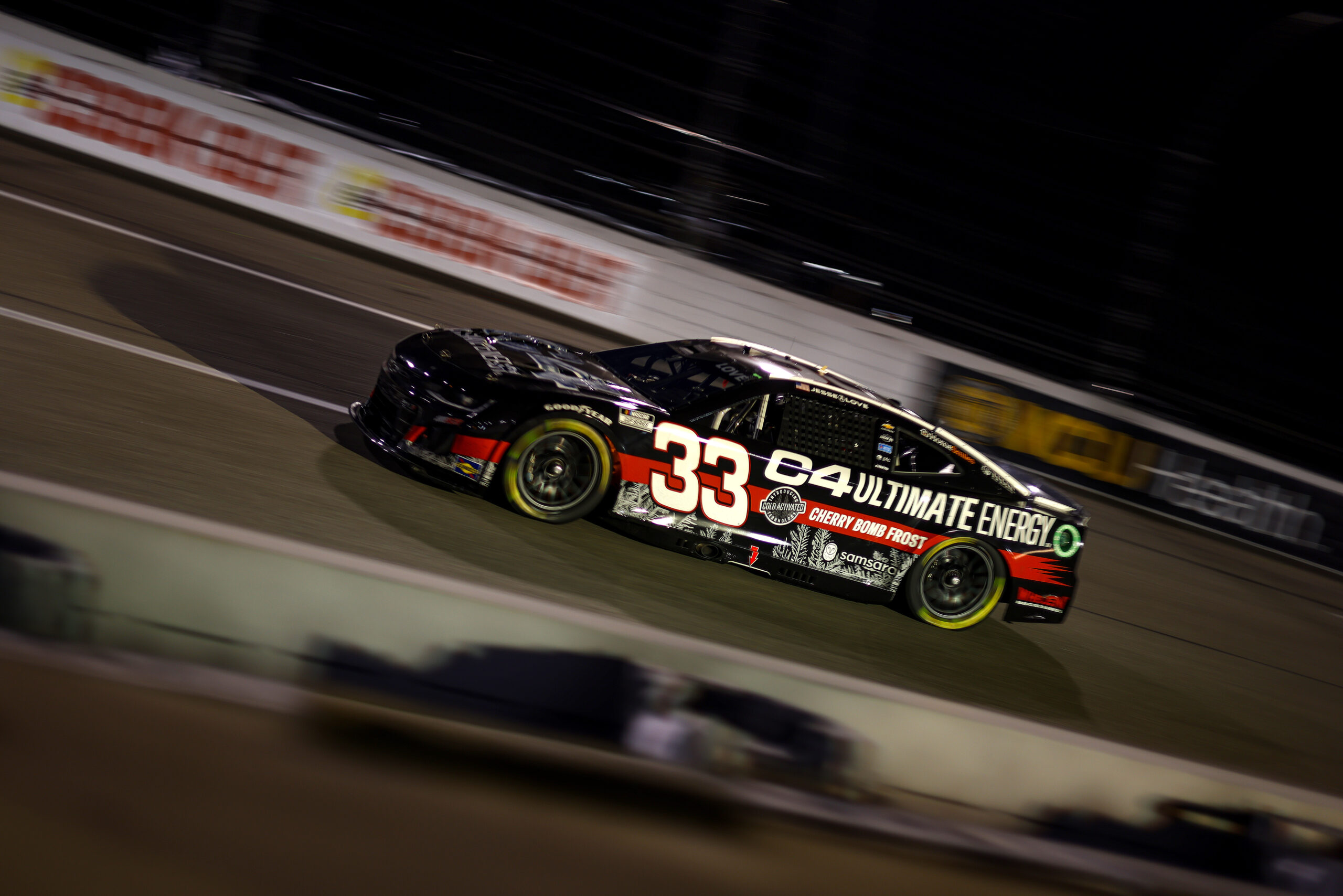 RICHMOND, VIRGINIA - AUGUST 16: Jesse Love, driver of the #33 C4 Energy Chevrolet, drives during the NASCAR Cup Series Cook Out 400 at Richmond Raceway on August 16, 2025 in Richmond, Virginia. (Photo by Samuel Corum/Getty Images)
