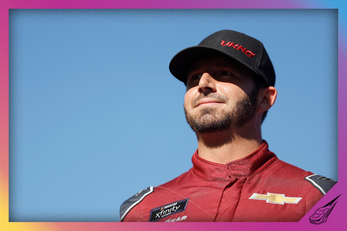 LAS VEGAS, NEVADA - OCTOBER 11: Matt DiBenedetto, driver of the #99 Viking Motorsports Chevrolet, walks onstage during driver intros prior to the NASCAR Xfinity SeriesFocused Health 302 at Las Vegas Motor Speedway on October 11, 2025 in Las Vegas, Nevada. (Photo by Logan Riely/Getty Images)