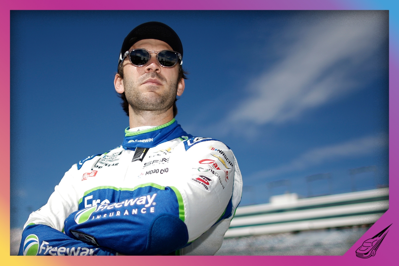 LAS VEGAS, NEVADA - MARCH 14: Daniel Suarez, driver of the #7 Freeway Insurance Chevrolet, looks on during practice for the NASCAR Cup Series Pennzoil 400 presented by Jiffy Lube at Las Vegas Motor Speedway on March 14, 2026 in Las Vegas, Nevada. (Photo by Sean Gardner/Getty Images)