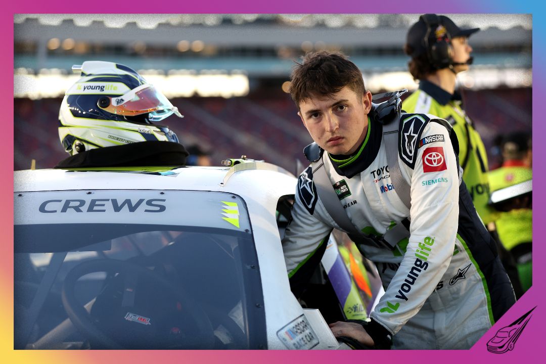 AVONDALE, ARIZONA - MARCH 06: Brent Crews, driver of the #19 YoungLife/Grand Canyon Toyota, prepares to qualify for the NASCAR O'Reilly Auto Parts Series GOVX 200 at Phoenix Raceway on March 06, 2026 in Avondale, Arizona. (Photo by Meg Oliphant/Getty Images)