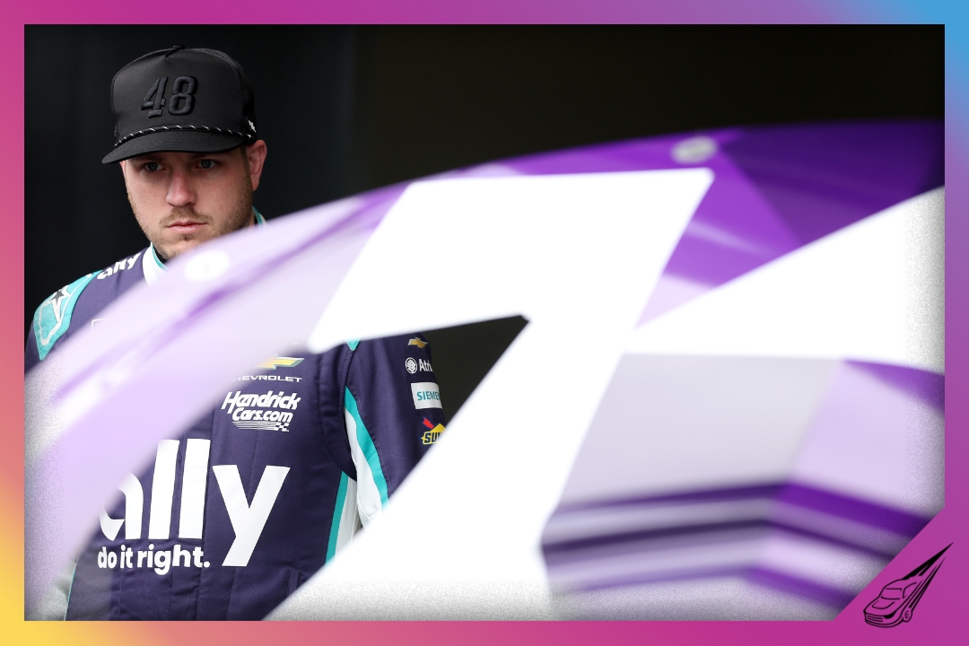 DAYTONA BEACH, FLORIDA - FEBRUARY 11: Alex Bowman, driver of the #48 Ally Chevrolet, looks on in the garage area during practice for the NASCAR Cup Series Daytona 500 at Daytona International Speedway on February 11, 2026 in Daytona Beach, Florida. (Photo by Kevin C. Cox/Getty Images)