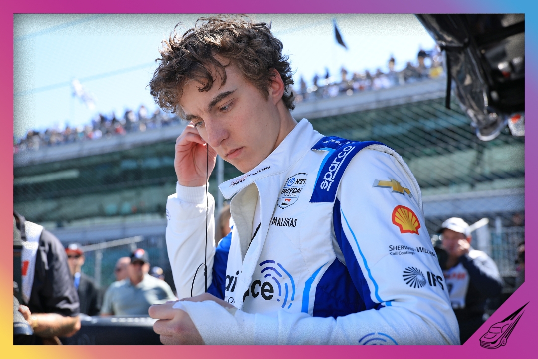 INDIANAPOLIS, INDIANA - MAY 23: David Malukas, driver of the #4 AJ Foyt Racing Chevrolet, prepares for the Carb Day practice prior to the 109th Running of the Indianapolis 500 at Indianapolis Motor Speedway on May 23, 2025 in Indianapolis, Indiana. (Photo by Justin Casterline/Getty Images)