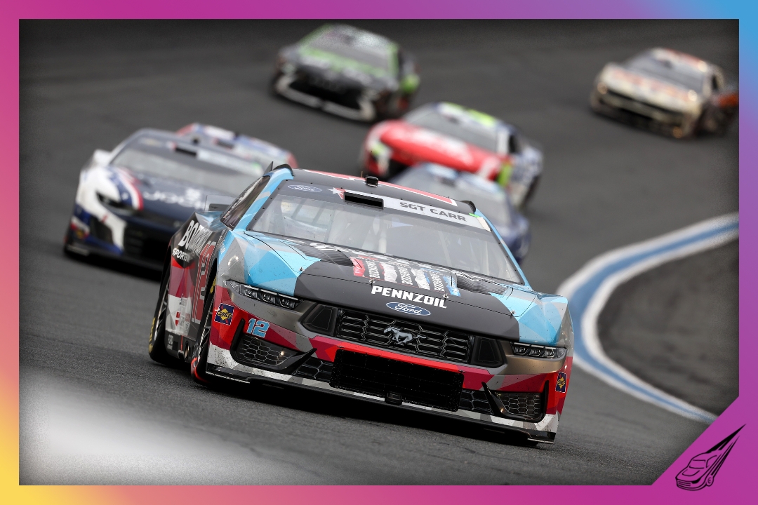 CONCORD, NORTH CAROLINA - MAY 25: Ryan Blaney, driver of the #12 BodyArmor Chill Ford, drives during the NASCAR Cup Series Coca-Cola 600 at Charlotte Motor Speedway on May 25, 2025 in Concord, North Carolina. (Photo by David Jensen/Getty Images)