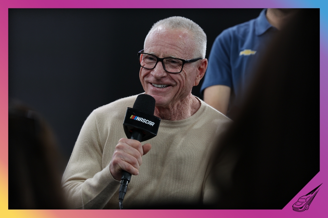 CONCORD, NORTH CAROLINA - JANUARY 12: Former NASCAR Cup Series Driver Mark Martin speaks to the media during the NASCAR Championship Format Announcement at NASCAR Productions Facility on January 12, 2026 in Concord, North Carolina. (Photo by David Jensen/Getty Images)