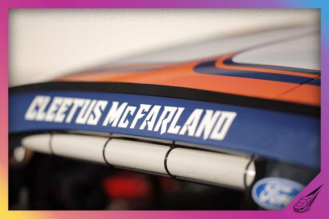 BRISTOL, TENNESSEE - SEPTEMBER 11: A detail view of the #30 Kenetik Ford driven by Garrett Mitchell, also known as Cleetus McFarland, on the grid prior to the ARCA Menards Series Bush's Beans 200 at Bristol Motor Speedway on September 11, 2025 in Bristol, Tennessee. (Photo by Jonathan Bachman/Getty Images)