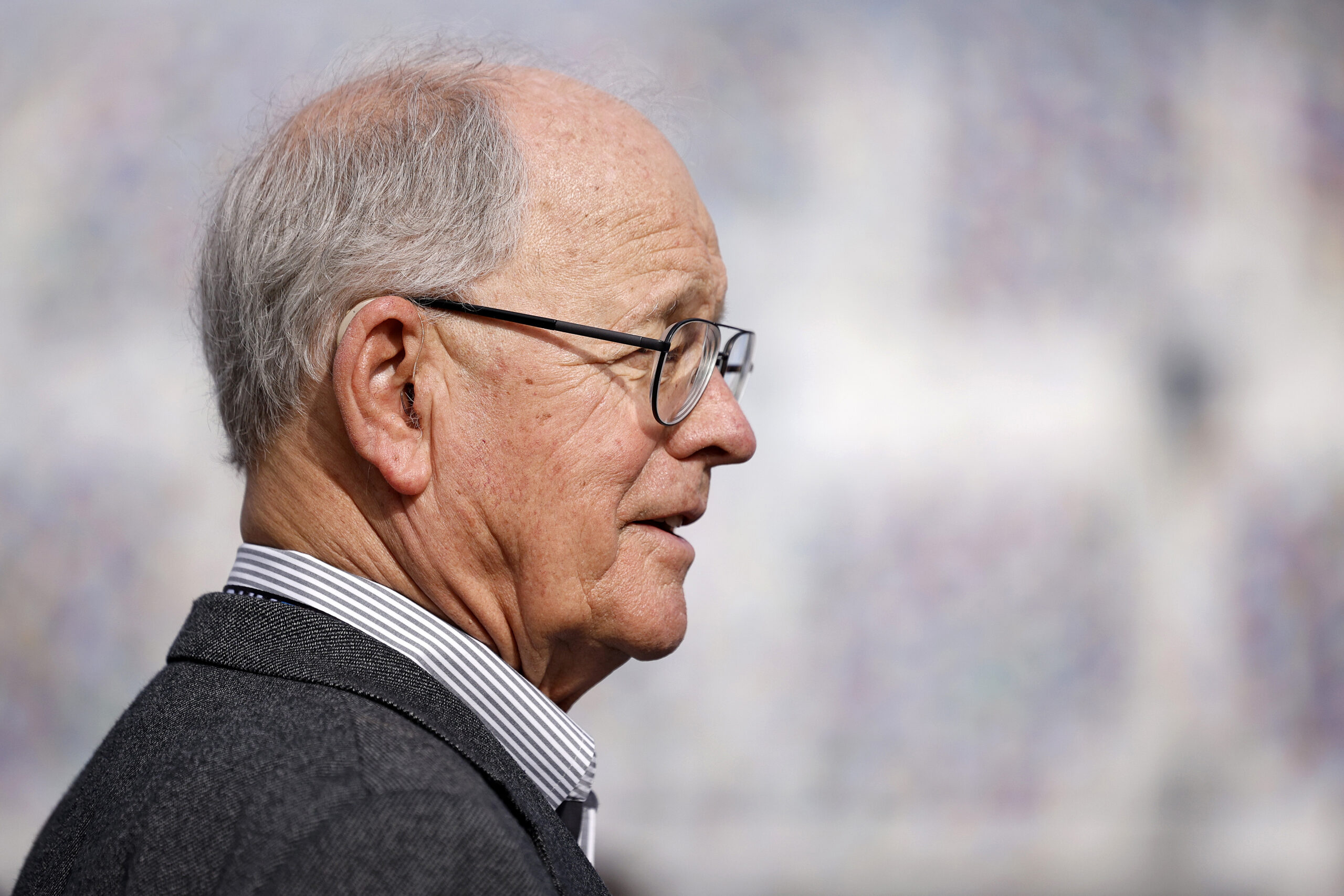 DAYTONA BEACH, FLORIDA - FEBRUARY 15: NASCAR Chairman and CEO Jim France attends his Chairman’s Breakfast prior to the NASCAR Cup Series Daytona 500 at Daytona International Speedway on February 15, 2026 in Daytona Beach, Florida. (Photo by Sean Gardner/Getty Images)