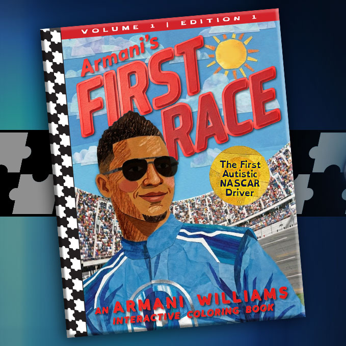 Armani Williams' First Race Activity Book