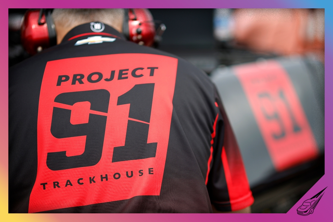 WATKINS GLEN, NEW YORK - AUGUST 20: A crew member of the Trackhouse Racing Project 91 works in the garage area during practice for the NASCAR Cup Series Go Bowling at The Glen at Watkins Glen International on August 20, 2022 in Watkins Glen, New York. (Photo by Chris Graythen/Getty Images)