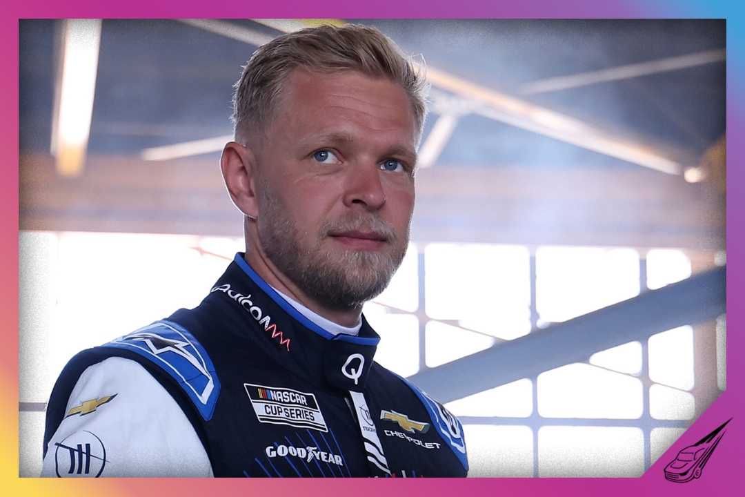 SAN DIEGO, CALIFORNIA - JUNE 21: Kevin Magnussen, driver of the #91 Qualcomm Chevrolet, attends the drivers meeting prior to the NASCAR Cup Series Anduril 250 at Naval Base Coronado on June 21, 2026 in San Diego, California. (Photo by David Jensen/Getty Images)