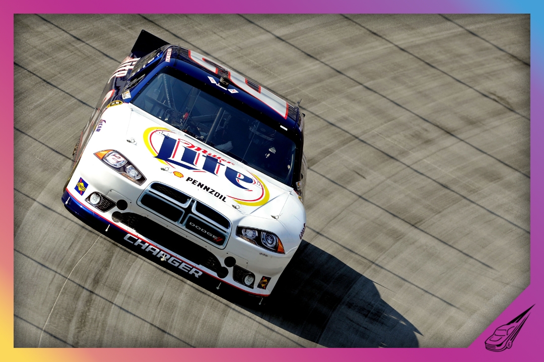 BRISTOL, TN - AUGUST 24: Brad Keselowski drives the #2 Miller Lite Dodge during practice for the NASCAR Sprint Cup Series IRWIN Tools Night Race at Bristol Motor Speedway on August 24, 2012 in Bristol, Tennessee. (Photo by John Harrelson/Getty Images for NASCAR)