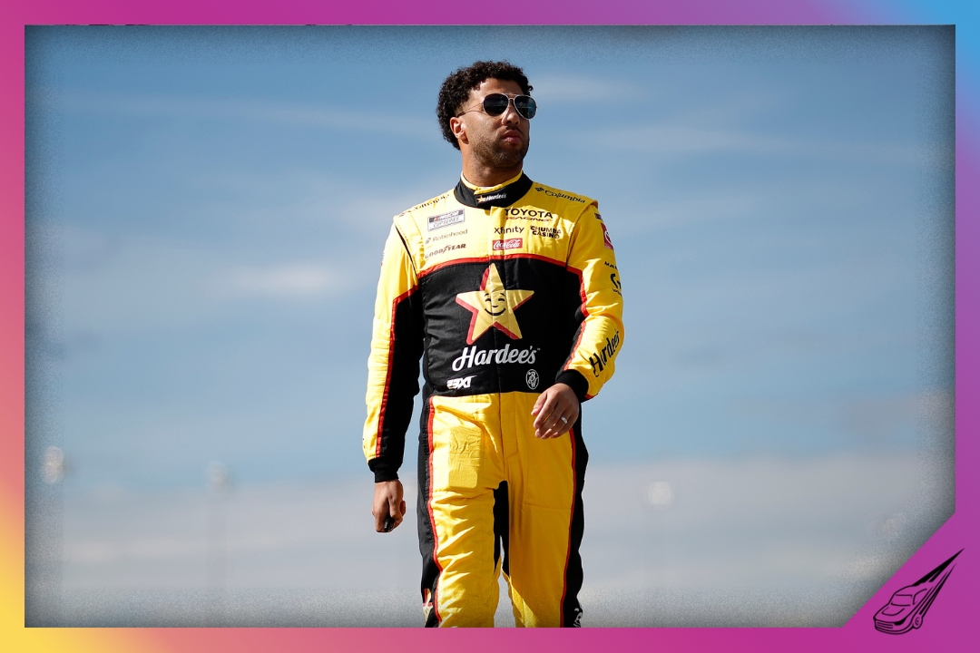 LEBANON, TENNESSEE - MAY 30: Bubba Wallace, driver of the #23 Hardee's Toyota, walks the grid during practice for the NASCAR Cup Series Cracker Barrel 400 at Nashville Superspeedway on May 30, 2026 in Lebanon, Tennessee. (Photo by Sean Gardner/Getty Images)
