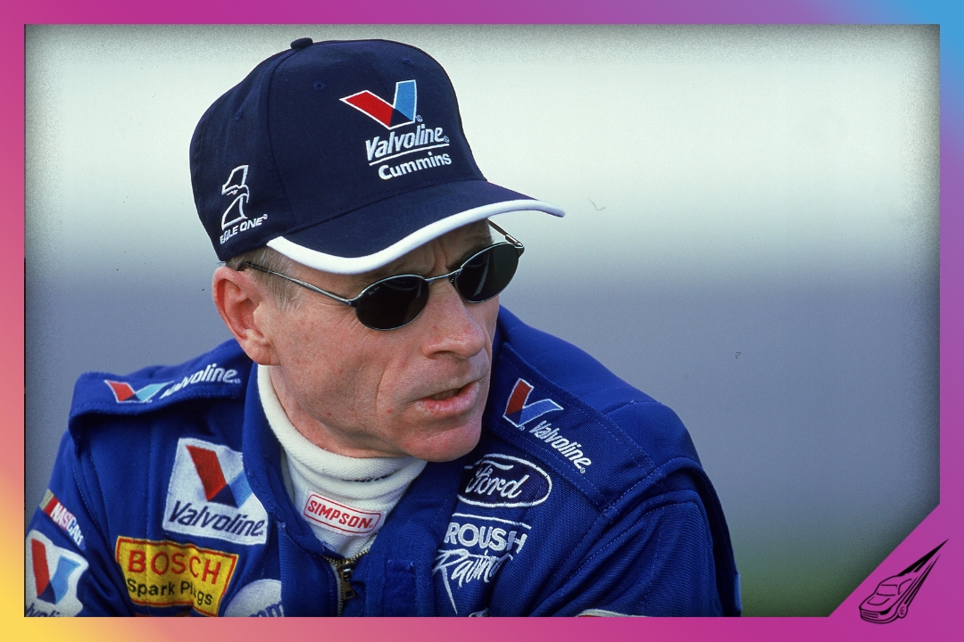21 Nov 1999: A close up of Mark Martin as he looks on during the NAPA 500, part of the NASCAR Winston Cup Series, at the Atlanta Motor Speedway in Hampton, Georgia. Mandatory Credit: David Taylor /Allsport