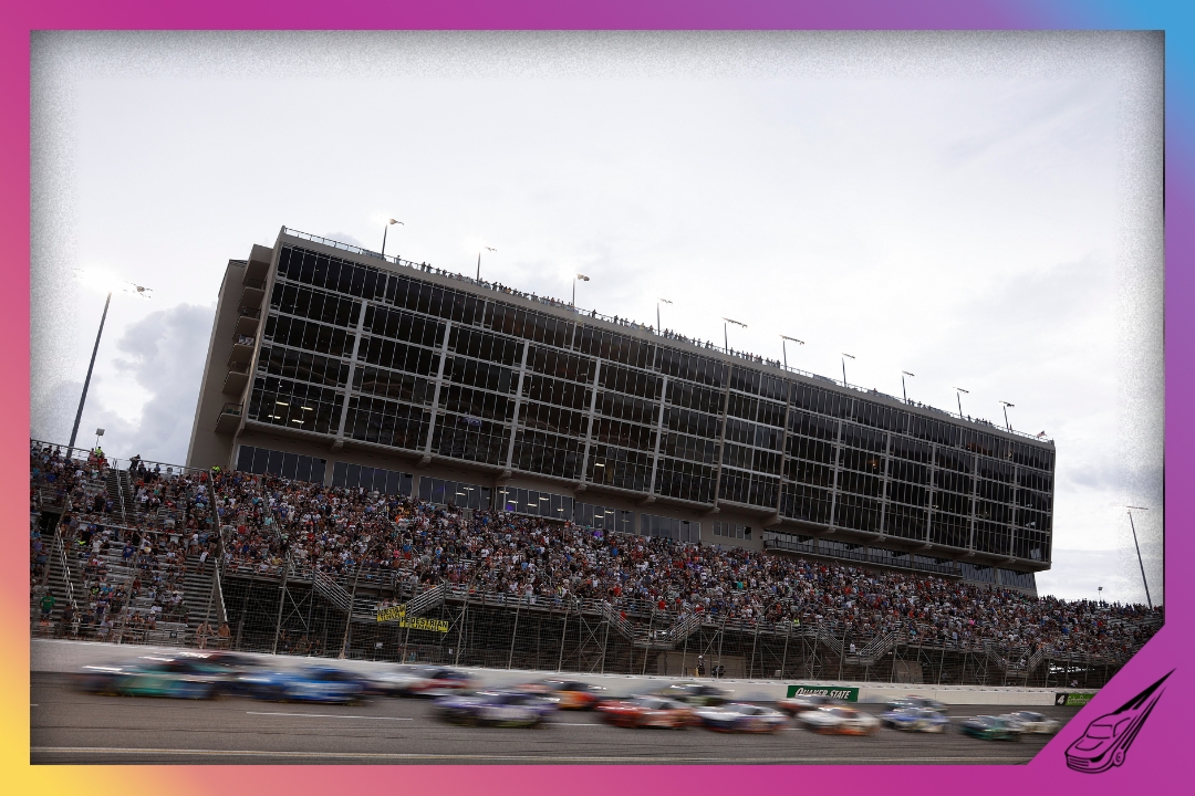 HAMPTON, GEORGIA - JULY 12: A general view of racing during the NASCAR Cup Series Quaker State 400 Available at Walmart at EchoPark Speedway on July 12, 2026 in Hampton, Georgia. (Photo by Sean Gardner/Getty Images)